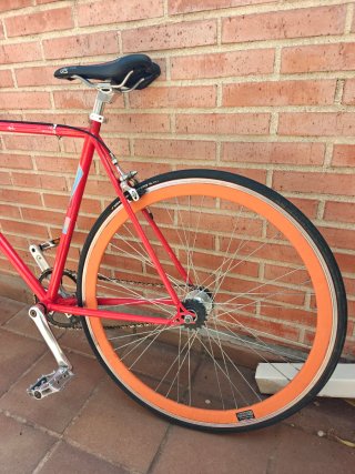 Bicicleta Ciclotriana Vintage Roja