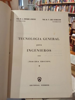 Tecnología general para ingenieros -  Cosmos
