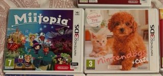 Nintendo 3DS Miitopia y Nintendogs + Cats