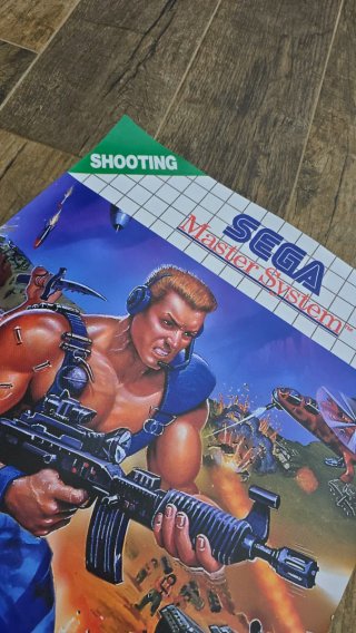 MERCS SEGA Master System Poster PVC 70x50cm