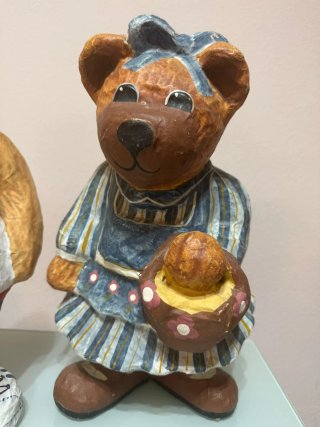 Pareja de Osos Decorativos! Carton 39 y 42 cm 3€