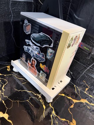 BARATO  PC Sobremesa Blanco con Luces LED