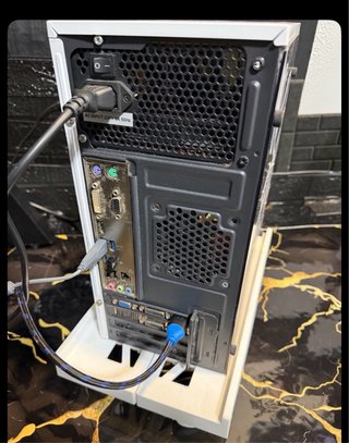 BARATO  PC Sobremesa Blanco con Luces LED