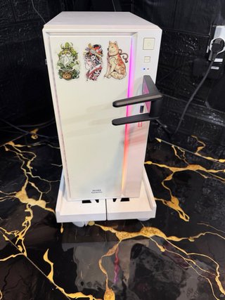 BARATO  PC Sobremesa Blanco con Luces LED