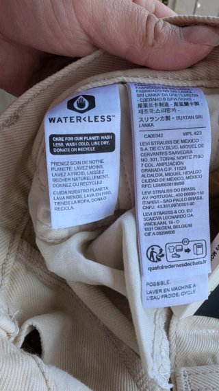 Shorts Levi's Beige Mujer Talla S nuevos