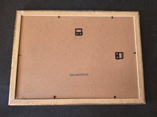Cuadro Land Rover ● Madera oro 46 x 34 cm