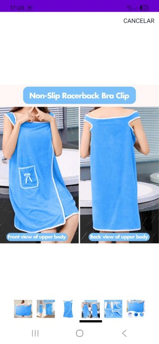 Toalla de baño unisex azul nuevo precintado