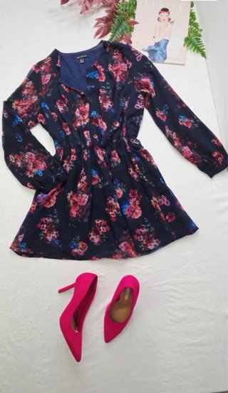 Vestido de Mango MNG con estampado floral T-38 S