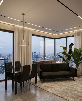 Oferta Sofá Cama + Mesa Comedor y 4 Sillas