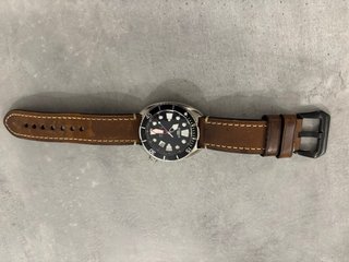 Reloj Zodiac Super Sea Wolf Cuero