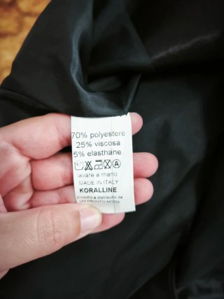 Blazer Koralline nero taglia L