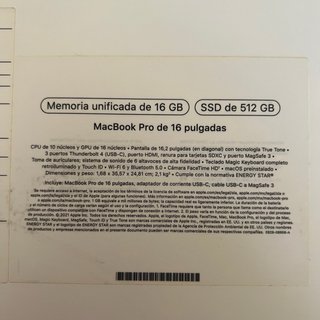 MacBook Pro 16” M1 Pro (16GB RAM / 512GB SSD)