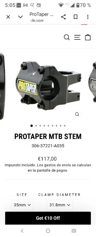 Potencia PROTAPER 35 Answer Negra