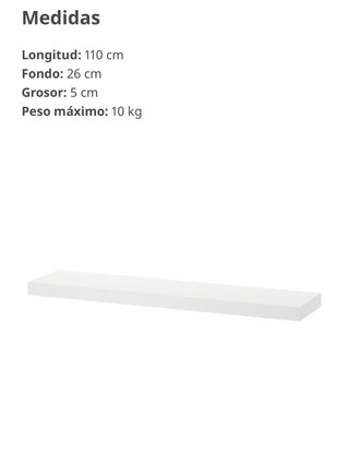 Estanterías LACK Ikea Blancas