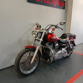 Harley Davidson Dyna Super Glide 2007 Roja