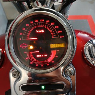 Harley Davidson Dyna Super Glide 2007 Roja