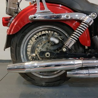 Harley Davidson Dyna Super Glide 2007 Roja