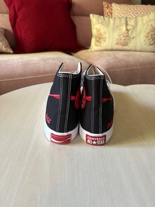 Converse Coca-Cola Negras y Rojas Talla 38