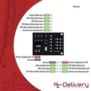AZDelivery adaptador inalámbrico conexión