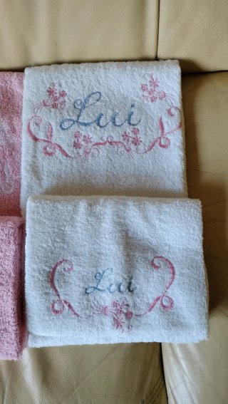 4 Asciugamani Lei & Lui Cotone