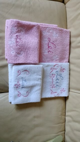 4 Asciugamani Lei & Lui Cotone
