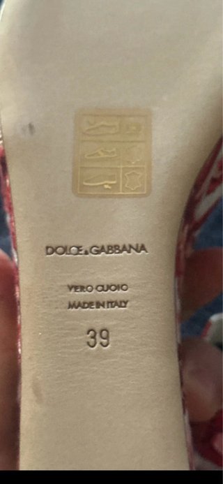 Alpargatas Dolce & Gabbana Rojas y Blancas