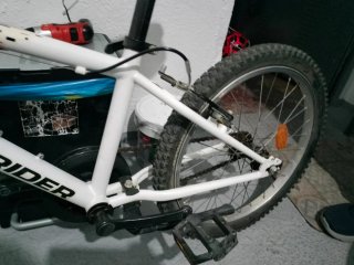 Bicicleta Rockrider Blanca Precio negociable