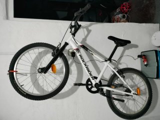 Bicicleta Rockrider Blanca Precio negociable