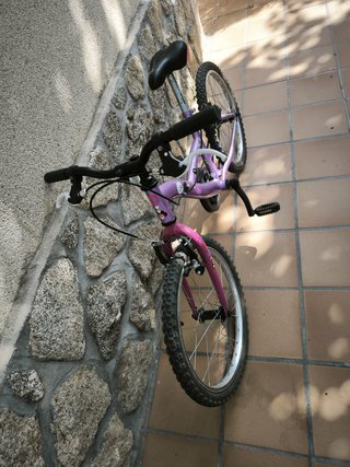 Bici Niña 20 Decathlon Morada