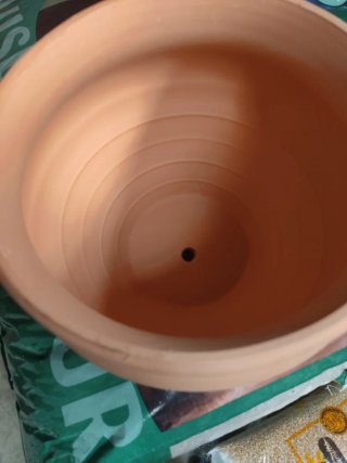 Maceta de terracota pequeña