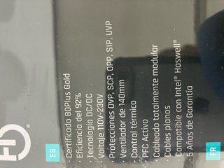 Fuente Alimentación HIDITEC GDX 1050W 80+ Gold