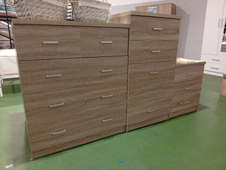 Conjunto de muebles de madera