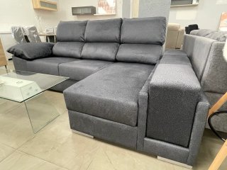 CHAISE LONGUE KENIA GRIS MARENGO CONFORT MODERNO
