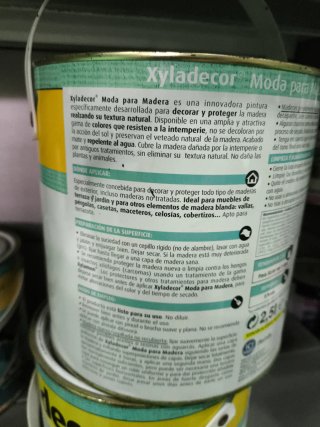 2x2.5 Xyladecor Lasur Negro para Madera