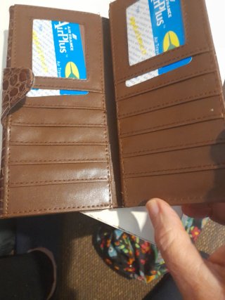 Cartera billetero y monedero con cierre