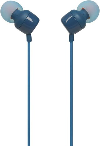 JBL auriculares cómodos con microfono azul