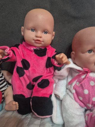 Lote de 3 muñecas bebé