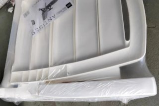 Shaf Sp Garden Tumbona Plegable, Blanco, 56x189x69