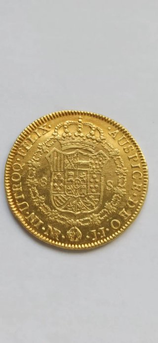 8 Escudos Oro Carlos IV 1789 S