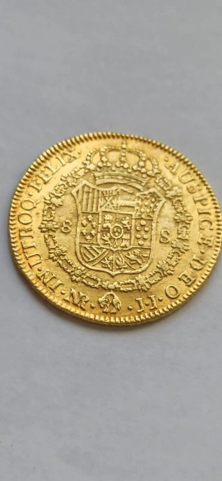 8 Escudos Oro Carlos IV 1789 S