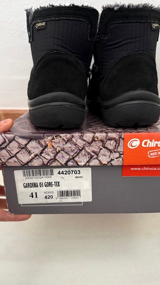 Botas Chiruca Gore-Tex Negras Talla 38