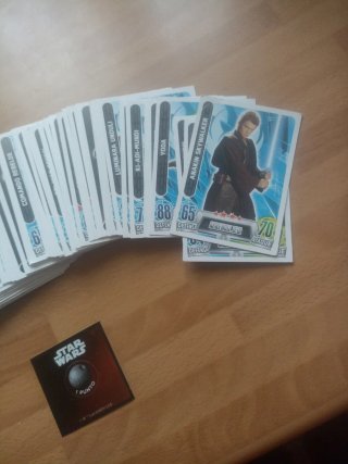 Cromos Star Wars Force Attax Topps, 98 cromos