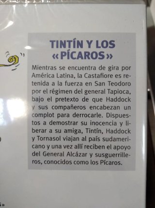 DVD Tintín y los Pícaros (Español)