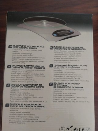 Báscula digital cocina 5kg