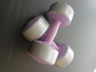 Mancuernas 3 kg Moradas