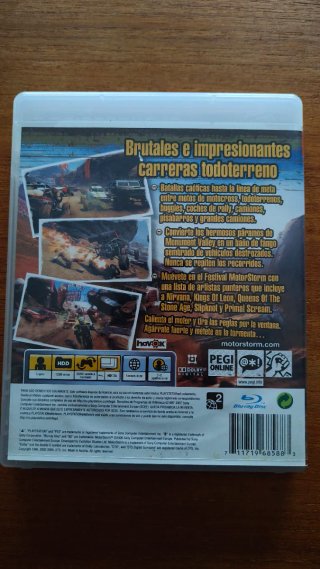 Caja y Manual Motorstorm Playstation 3