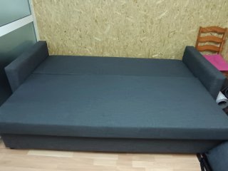 Sofá Cama Gris Ikea FRIHETEN