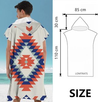 Poncho de surf microfibra secado rápido
