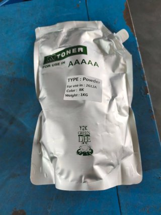 Pó Toner HP 1KG BK 2612A