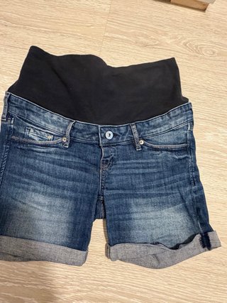 Shorts tejanos premamá embarazada H&M